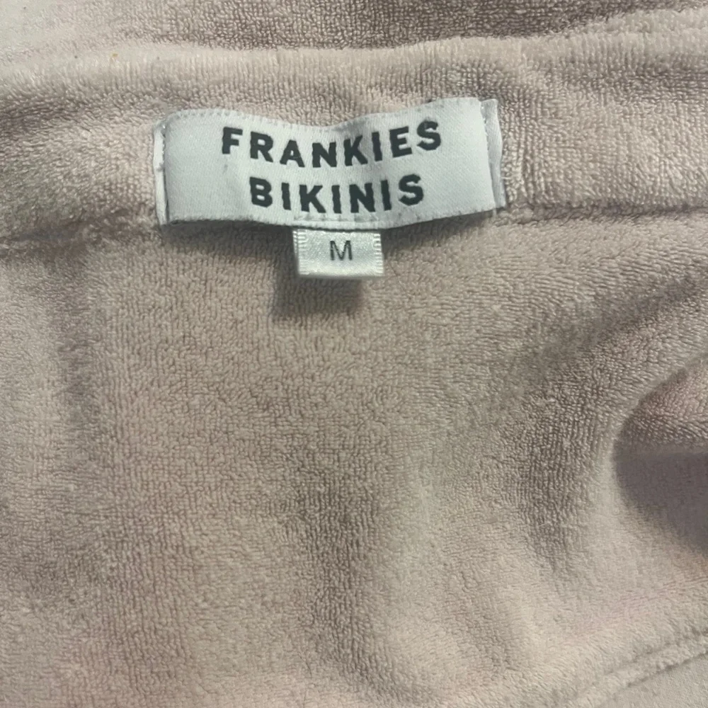 Frankies Bikinis Terry Cloth Top Only